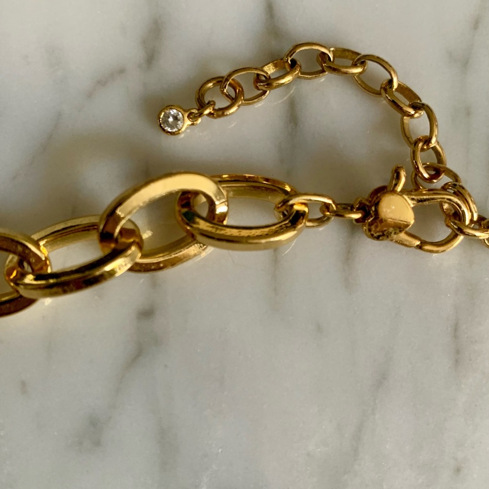 Kate Spade Gold Statement Chunky & Funky Multicolor Beaded Charm Necklace - Picture 6 of 9